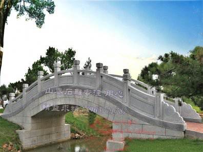 石雕欄桿、石拱橋、石欄桿