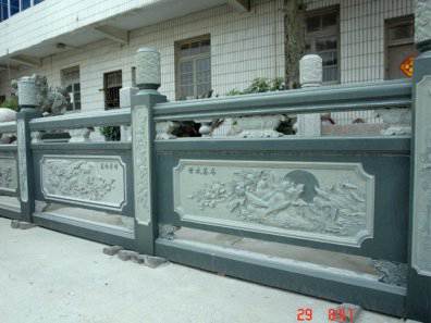 石雕欄桿、石拱橋、石欄桿
