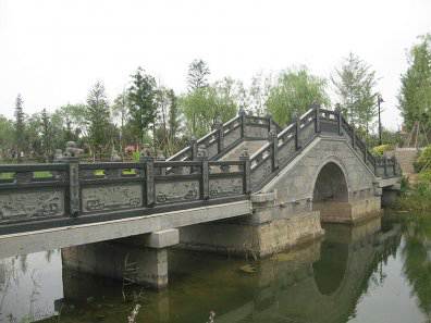 石雕欄桿、石拱橋、石欄桿
