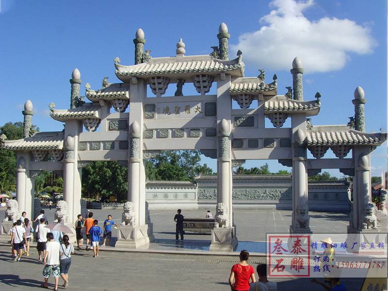 石雕欄桿、石拱橋、石欄桿