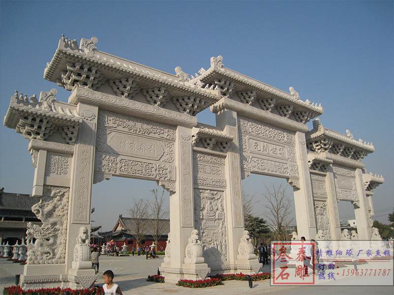 石雕欄桿、石拱橋、石欄桿