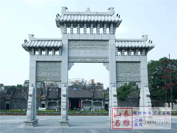 石雕欄桿、石拱橋、石欄桿