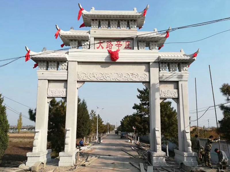 石雕欄桿、石拱橋、石欄桿