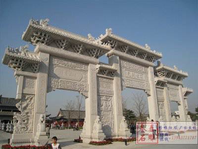 石雕欄桿、石拱橋、石欄桿