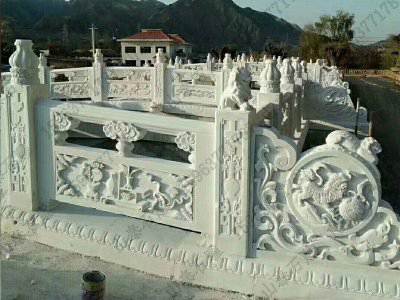 石雕欄桿、石拱橋、石欄桿
