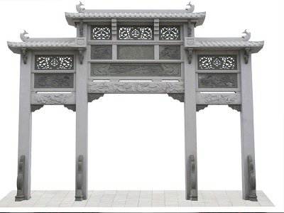 石雕欄桿、石拱橋、石欄桿