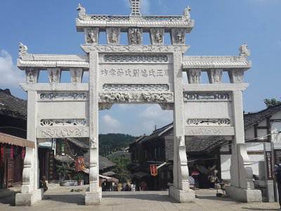 石雕欄桿、石拱橋、石欄桿