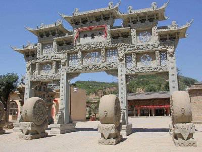 石雕欄桿、石拱橋、石欄桿