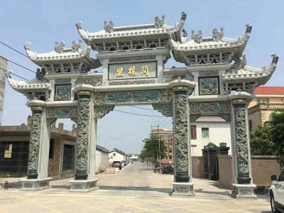 石雕欄桿、石拱橋、石欄桿