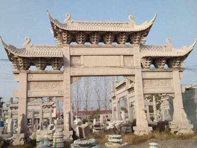 石雕欄桿、石拱橋、石欄桿