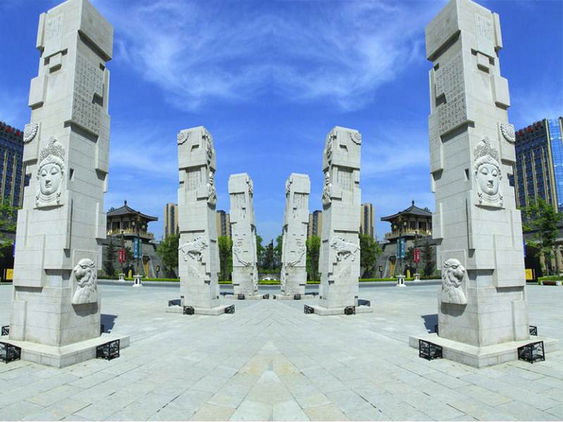 石雕欄桿、石拱橋、石欄桿