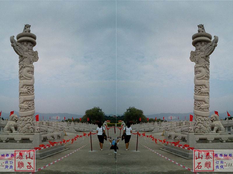 石雕欄桿、石拱橋、石欄桿