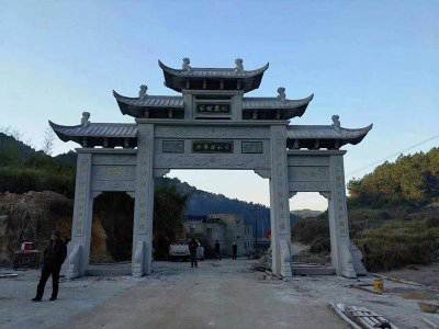 石雕欄桿、石拱橋、石欄桿