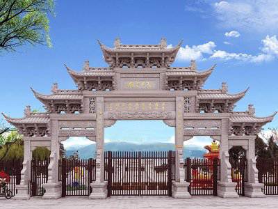 石雕欄桿、石拱橋、石欄桿