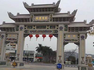 石雕欄桿、石拱橋、石欄桿