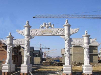 石雕欄桿、石拱橋、石欄桿