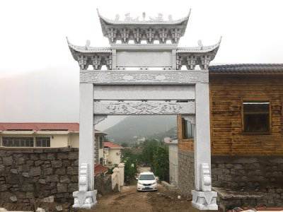 石雕欄桿、石拱橋、石欄桿