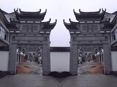 石雕欄桿、石拱橋、石欄桿