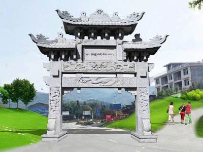 石雕欄桿、石拱橋、石欄桿