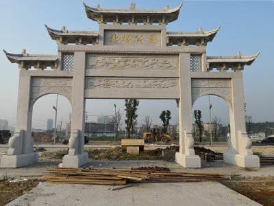 石雕欄桿、石拱橋、石欄桿