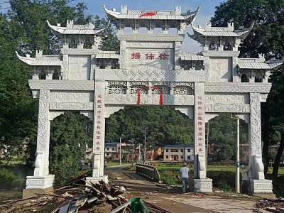 石雕欄桿、石拱橋、石欄桿