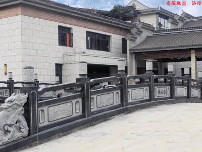 石雕欄桿、石拱橋、石欄桿