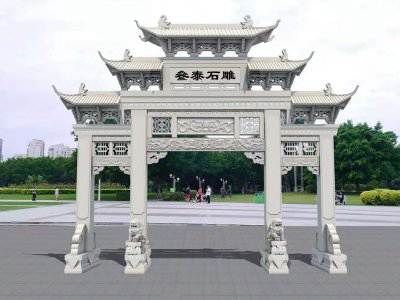 石雕欄桿、石拱橋、石欄桿