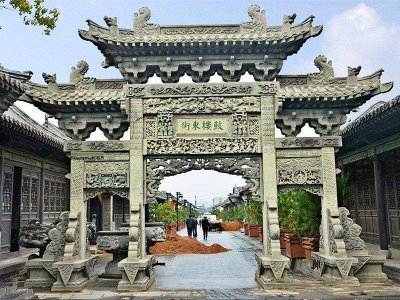 石雕欄桿、石拱橋、石欄桿