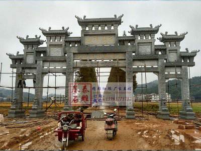 石雕欄桿、石拱橋、石欄桿