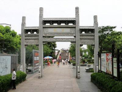 石雕欄桿、石拱橋、石欄桿