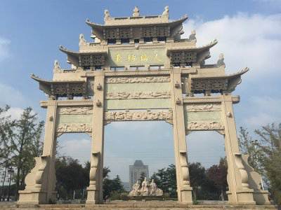 石雕欄桿、石拱橋、石欄桿