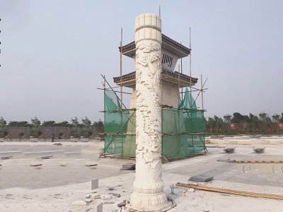 石雕欄桿、石拱橋、石欄桿