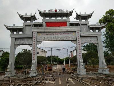 石雕欄桿、石拱橋、石欄桿