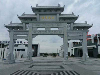 石雕欄桿、石拱橋、石欄桿