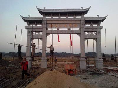 石雕欄桿、石拱橋、石欄桿