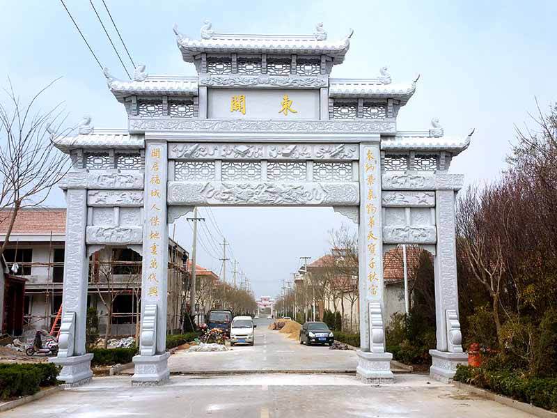 農(nóng)村石門樓