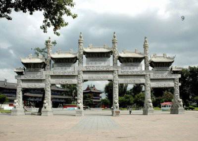 石雕欄桿、石拱橋、石欄桿