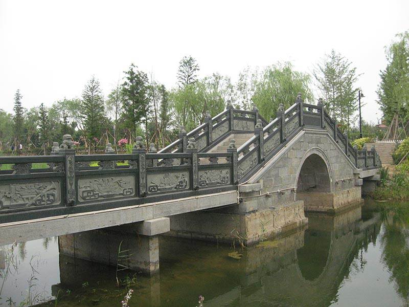 石雕欄桿、石拱橋、石欄桿