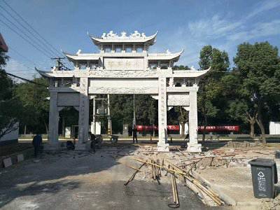 石雕欄桿、石拱橋、石欄桿