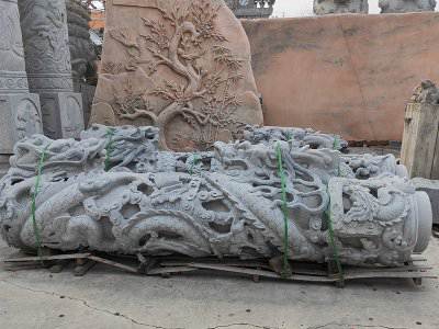 石雕欄桿、石拱橋、石欄桿