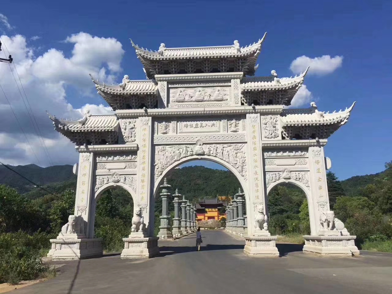 石雕欄桿、石拱橋、石欄桿