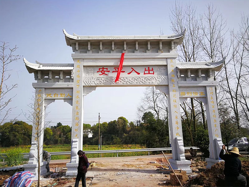 石雕欄桿、石拱橋、石欄桿