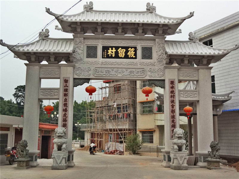 石雕欄桿、石拱橋、石欄桿