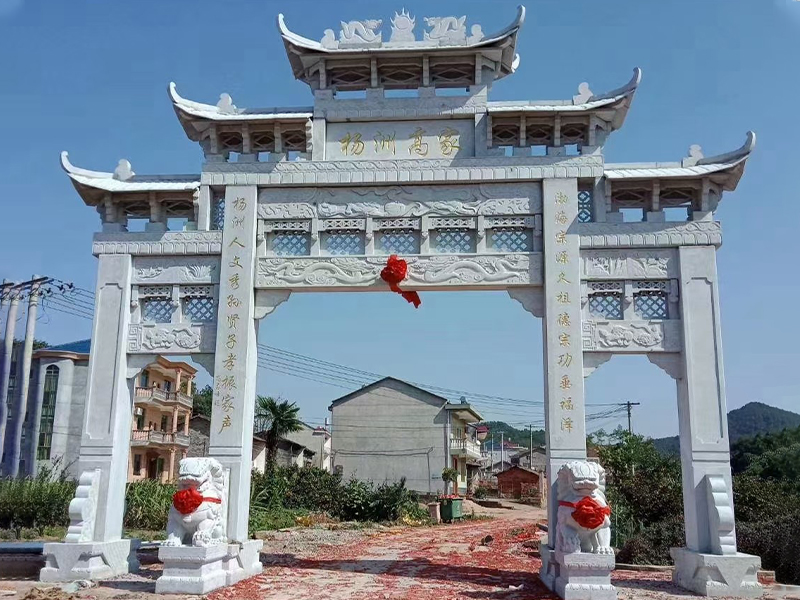 石雕欄桿、石拱橋、石欄桿