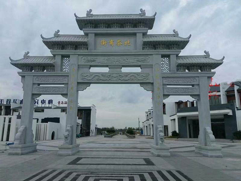 花崗巖石雕牌樓定制
