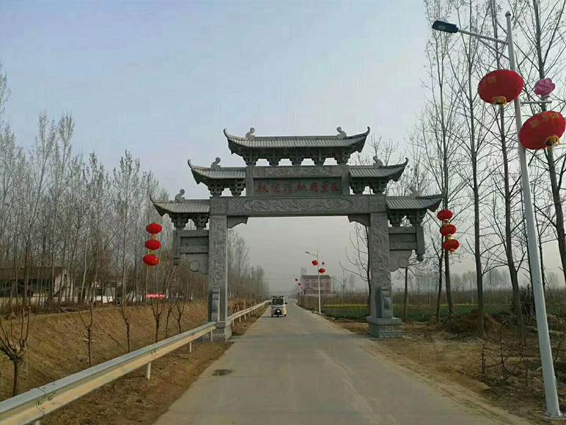 湖南永州一門石牌樓