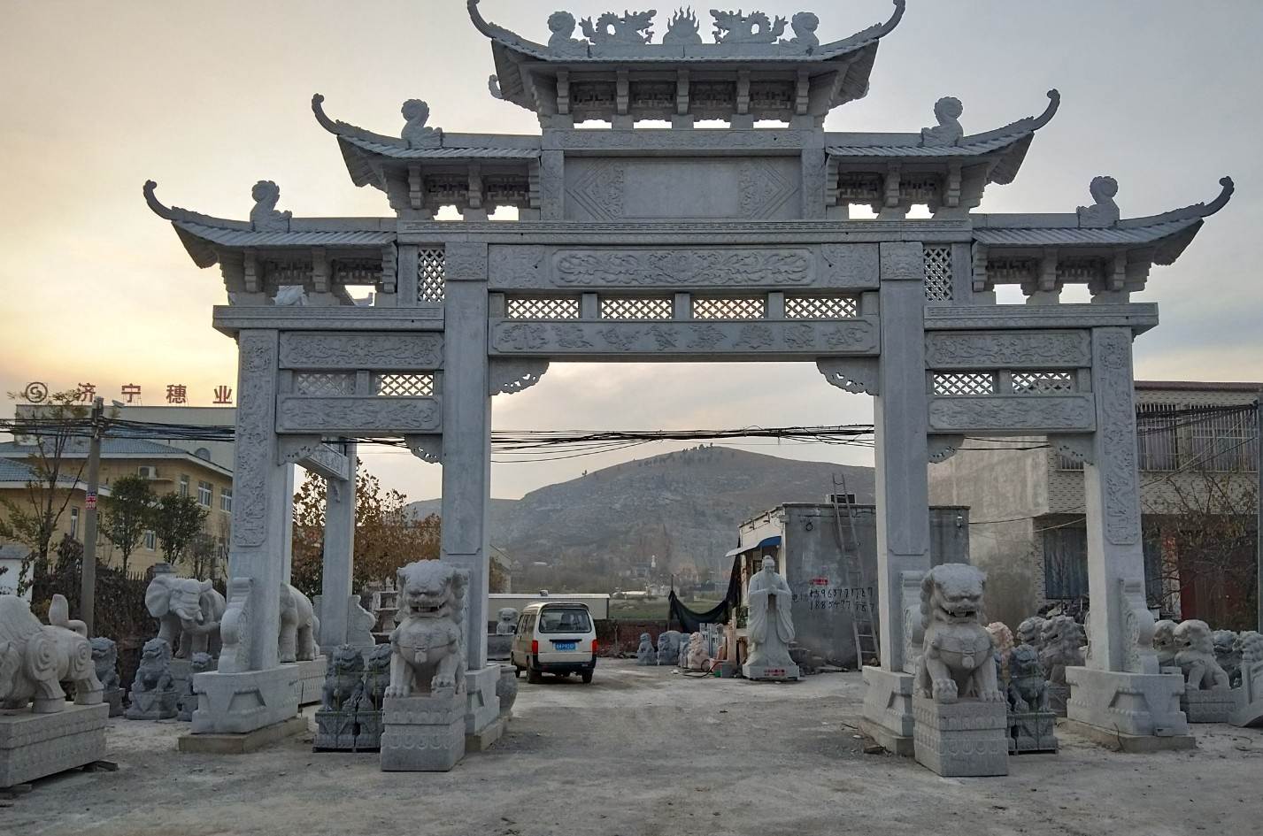 三門五樓石牌坊廠家