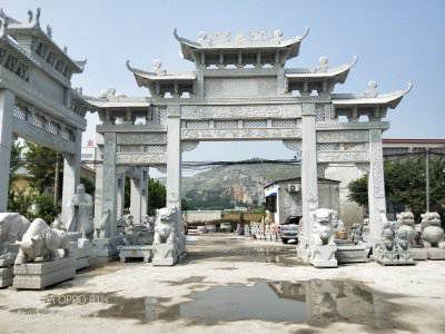 石雕欄桿、石拱橋、石欄桿